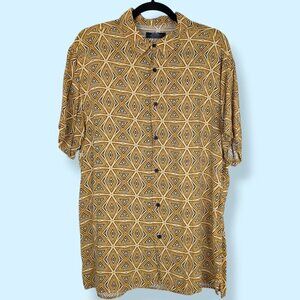 Bershka 100% Viscose Buttoned Shirt